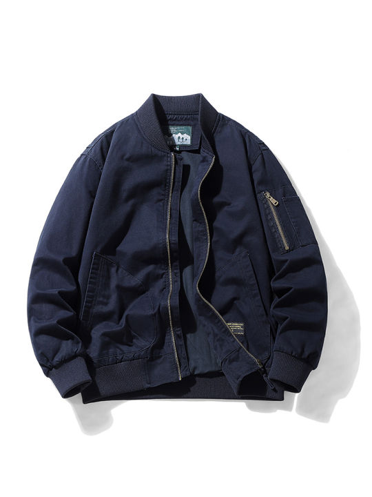 %E3%80%90Solo%20Yolo%E3%80%91Pilot%20Pure%20Cotton%20Coat%20Men's%20Spring%20and%20Autumn%20Loose%20plus%20Size%20Top%20Leisure%20Cargo%20Baseball%20Collar%20Men's%20Functional%20Jacket%20-%20Image%203