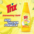 Trix Dishwashing Liquid 5L Mega Refill Super Saver Pack with Lemon Fragrance for Scratch-Free Sparkling Clean Dishes, removes grease stains with power-rich thick foam.