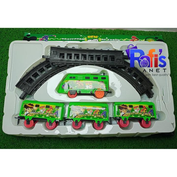 Battery Operated Ben-10 Train 4 pieces Set | Daraz.com.bd