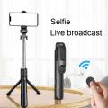 XT-02 3-In-1 Wireless Bluetooth Remote Selfie Stick With Tripod. 