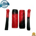 Fancy PVC Two Wheeler Handle Grip Cover for Bike/Scooty - RED - 1 pair (2pcs).