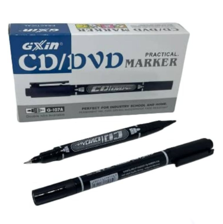 Gixin%20CD/DVD/OHP%20Marker%20Pen%20-%20Black%20(1pc,4pcs)%20-%20Image%202