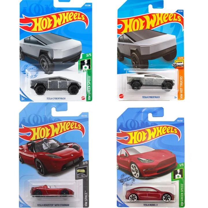 【The road to happiness Store】Hot Wheels Tesla Cybertruck Model 112/250 1:64 Diecast Car Model Toy