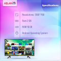 Vikan 43'' 4K Supported Voice Control Android Smart Wi-Fi Tv 4k Supported LED TV Ram 2 gb Rom 16 gb. 