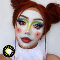 Cosplay HD34 Diablo Radiance Color Contact Lenses Halloween Makeup Cosmetic Contactlen COMICPARTY Barbie. 