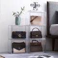 Transparent Bag Storage Box Hand-Made Display Box Magnetic Luxury Storage Bag Dustproof and Mildew-Proof Storage Cabinet. 