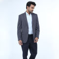 Slim Fit Casual Blazer for Men [R-96] - Dark Grey. 