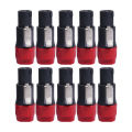 20/10pcs Speaker Connectors 4 Pole 4 Pin Male Audio Cable Adapter Speakon ABS Shell Jack Accessories Ohm Plug For Neutrik NL4FC. 