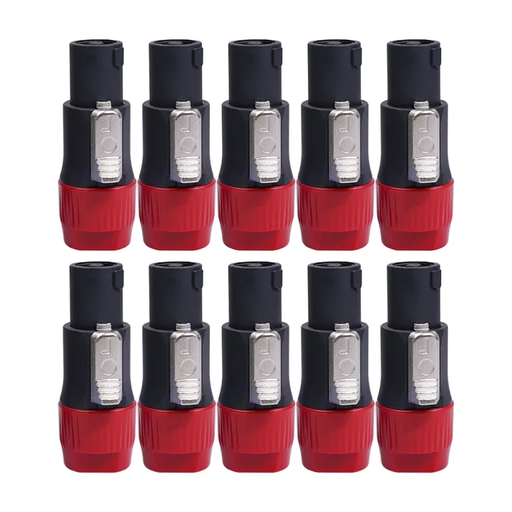 20/10pcs%20Speaker%20Connectors%204%20Pole%204%20Pin%20Male%20Audio%20Cable%20Adapter%20Speakon%20ABS%20Shell%20Jack%20Accessories%20Ohm%20Plug%20For%20Neutrik%20NL4FC%20-%20Image%203