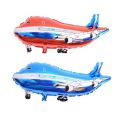 3Pcs Cartoon Large Airplane Balloons Inflatable Toy Birthday Party Decorations Plane Globos Fighter Aircraft Aircraft Air Balloon Kids Boy. 