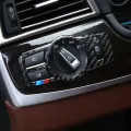 【DM bag factory Store】For BMW F10 F18 F01 F02 F03 F07 F25 F26 styling Headlight Switch Buttons Cover Trim Car Sticker. 