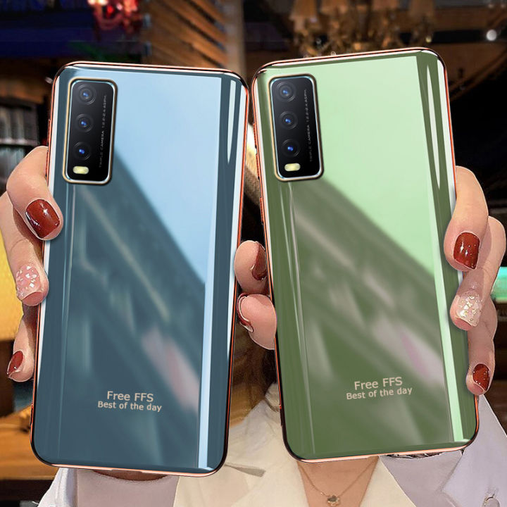 Casinglee%20For%20Vivo%20Y20S%20Back%20Cover%20Silicone%20Soft%20Cases%20Electroplated%20Avocado%20Green%20Glitter%20Full%20Protector%20Cases%20Vivo%20Y20S%20Case%20-%20Image%204
