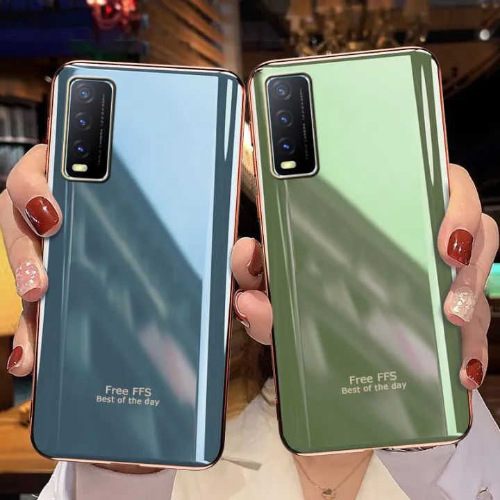 Casinglee%20For%20Vivo%20Y20S%20Back%20Cover%20Silicone%20Soft%20Cases%20Electroplated%20Avocado%20Green%20Glitter%20Full%20Protector%20Cases%20Vivo%20Y20S%20Case%20-%20Image%204