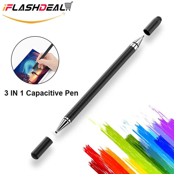 iFlashDeal%20Stylus%20Pens%20Touch%20Screen%20Drawing%20Pen%20Multi-function%203%20in%201%20Capacitive%20Pen%20High%20Precision%20Touch%20Smooth%20Feeling%20with%20Ultra%20Fine%20Tip%20for%20iPhone%20iPad%20Tablet%20-%20Image%202