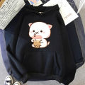 Kawaii Bubu Dudu Print Hoodies Cartoon Tops Winter Clothes Women Harajuku Long Sleeve Hoodie Casual Y2k Sweatshirt Tracksuit Men. 