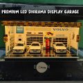 LED Diorama Display Garage – Premium Model Car Showcase Box (Car Not Included). 