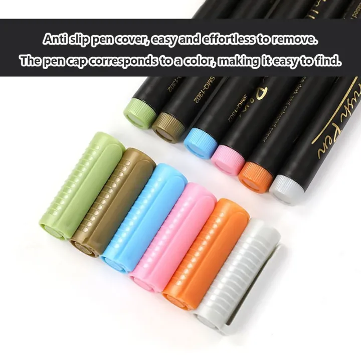 High%20Quality%20Soft%20Head%20Metallic%20Marker%20Pen%20Water-Based%20ink%20Doodle%20Marking%20Metallic%20Color%20Pen%20DIY%20Coloring%20Paint%20Pen%20School%20Office%20-%20Image%203