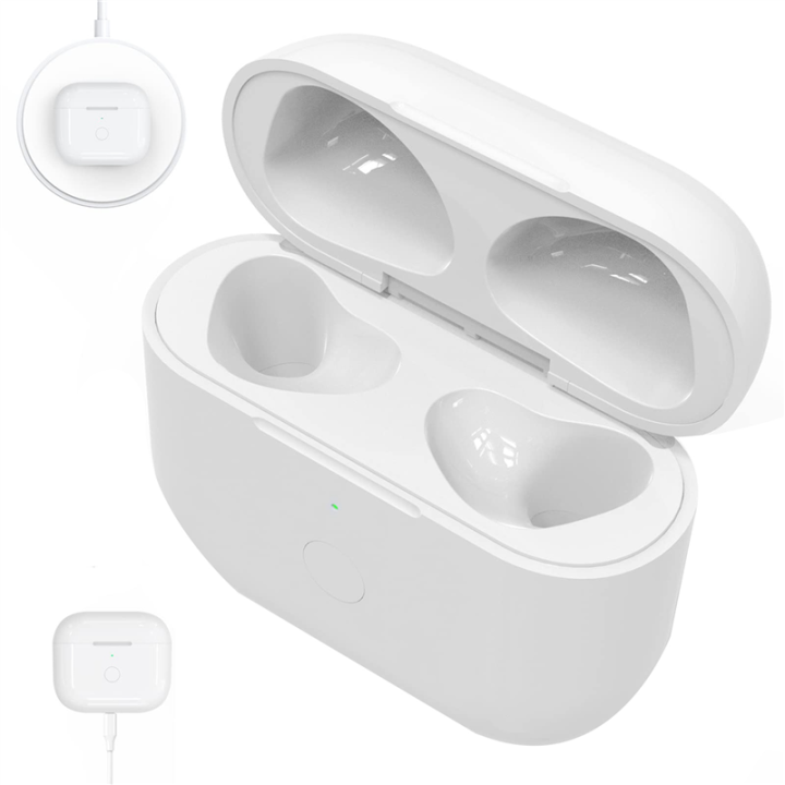 Earphone Charger Case for AirPods Charging Case 600mah Wireless Charging  Case Bluetooth Sync Quick-Pairing Button