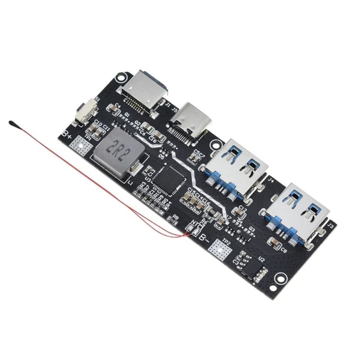 QC4%20PD3.0%2022.5W%205%20Port%202%20Way%205A%20Micro/Type-C%20Power%20Bank%2018650%20Module%20Circuit%20Board%20Quick%20DIY%20Temperature%20/Circuit%20Protection%20Diy%20Motherboard%20-%20Image%204