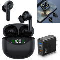 VG121 TWS Wireless Earbuds LED Digital Display In Ear Headset Touch Control Bluetooth-Compatible 5.1 Gaming Sport Headphone.