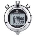 YS Digital Stopwatch Timer Metal Stop Watch with Backlight, 2 Lap Stopwatch Timer for Sports Competition. 