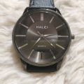 Current 8 Man leather analog watch for men / Man/ Boys. 