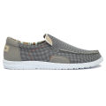 Maverick Grey Fabric Moccasin for Men. 