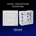Combo - Internet Socket & Switch Box.