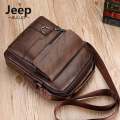 JEEP BULUO Luxury Brand Men Messenger Bags Crossbody Business Casual Handbag Male Spliter Leather Shoulder Bag Large Capacity. 