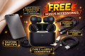 Apple AirPods Pro 2nd Generation Black Mate Finishing | Active Noise Cancellation | Transparency Mode | MagSafe Charging Case.