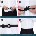 【Discount】 Fashion Non-slip Waistband Nylon Elastic Anti Wrinkle Business Shirt Stay Belt.