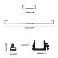 Mechanical Keyboard Big Keycaps Plate-mounted Costar Stabilizers Balancing Poles.