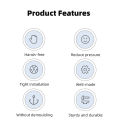 Neck Lanyard Strap Remote Controller Accessories With Adjustable Buckle Compatible For DJI MINI 3/4 PRO/Air 3/RC-N2 Controller.