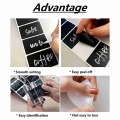 Wavy Shape Chalkboard Labels ,Erasable Reusable Blackboard Stickers with 2 Liquid Chalk Pen,300 Pieces. 
