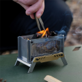 Outdoor Camping Incense Burner Mini Wood Stove Aromatherapy Holder Stainless Steel Charcoal Stove for Home Desk Easy Install Easy to Use. 