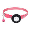 Airtag Pet Collar Reflective Nylon Adjustable Collar Anti-lost For Cat Dog. 