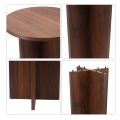 Solid Wood Small Round Table Ancient Tea Colored Wooden Coffee Tea Table For DP. 