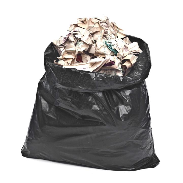Garbage Bag (24" X 18") 20 Piece / Trash Bag / Waste Bag / Moylar Bag / Poly Bag Black - poly bag