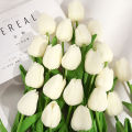 xpFactory Mini Tulip Artificial Flower Fake Flower for Wedding Home Ornamental Flower Simulation Feel Tulip. 
