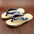 Japanese Style Clogs Men and Women Couple Style Clogs Herringbone Clog Men Summer Non-Slip Wooden ShoescosClogs. 