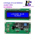 I2C 1602 LCD Display Module 16X2 Character Serial Blue Backlight LCD Module for Raspberry Pi Arduino STM32 DIY Maker Project Nanopi BPI Tinker board Electrical IoT Internet of Things orginal. 