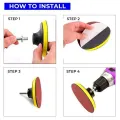 100PCS 5 Inch Accessories Sanding Discs Sandpaper with Hook and Loop, Angle Grinder Attachments with [2PCS] 5/8-11 Threads. 