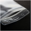 100 Pcs Clear Plastic Vertical Name Tag Badge ID Card Holders. 
