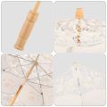 Prom Wedding Decor Lace Umbrella Bridal Manual Opening Umbrella Party Photography Prop Fashion Wooden Handle Lace Umbrella Photo.