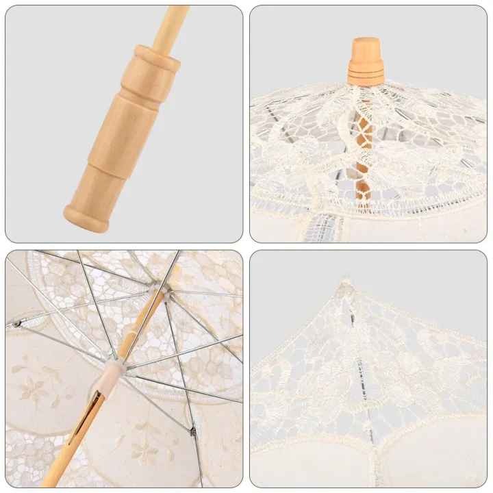 Prom%20Wedding%20Decor%20Lace%20Umbrella%20Bridal%20Manual%20Opening%20Umbrella%20Party%20Photography%20Prop%20Fashion%20Wooden%20Handle%20Lace%20Umbrella%20Photo%20-%20Image%202