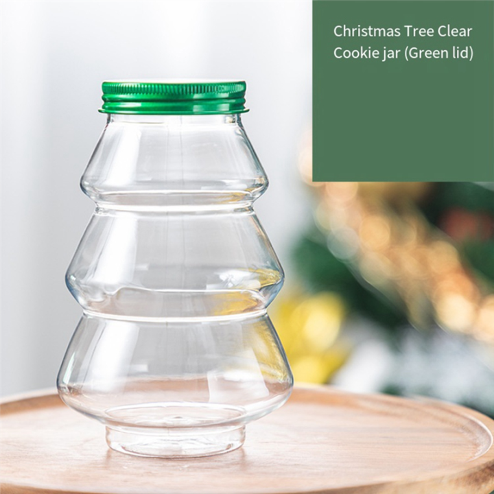 Christmas%20Tree%20Candy%20Jar%20Children'S%20Gift%20DIY%20Gift%20Candy%20Biscuit%20Snack%20Year%20Decoration%20Box%20Silver%20Cover%20-%20Image%204