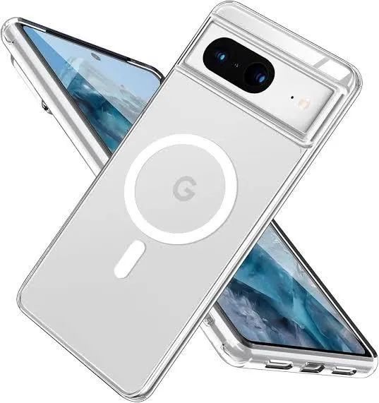 For%20Google%20Pixel%208%20-Anti%20Yellow%20Magsafe%20Clear%20Hard%20Transparent%20Phone%20Back%20Cover%20Case%20-%20Image%203