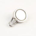 Super strong neodymium hook magnet strong ins magnet hook neodymium iron boron magnetic hook climbing strong magnet with carabiner.