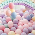 Pastel Balloons-10 Pieces (Assorted Colors). 