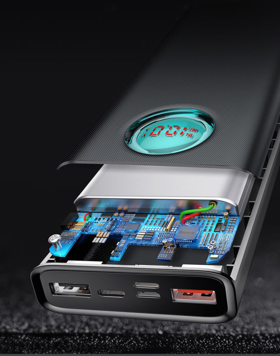 Baseus%2020000mAh%2018W%20Amblight%20Portable%20USB%20with%20Digital%20Display%20PD3.0,%20QC3.0%20Fast%20Charging%20Power%20Bank%20-%20Image%206
